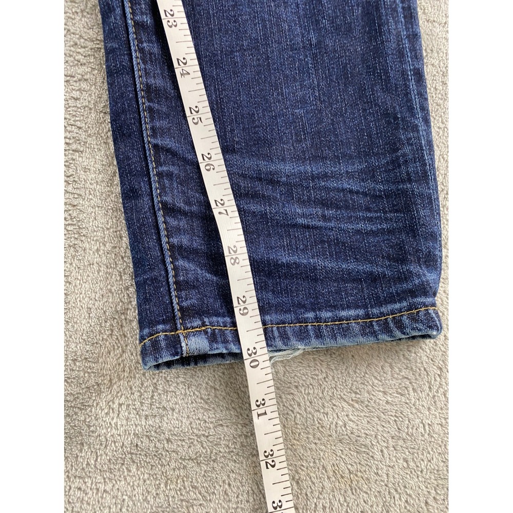 American Eagle Mens Next Level Flex Slim Taper Distressed Dark Wash Jeans 32x30 - Picture 11 of 16